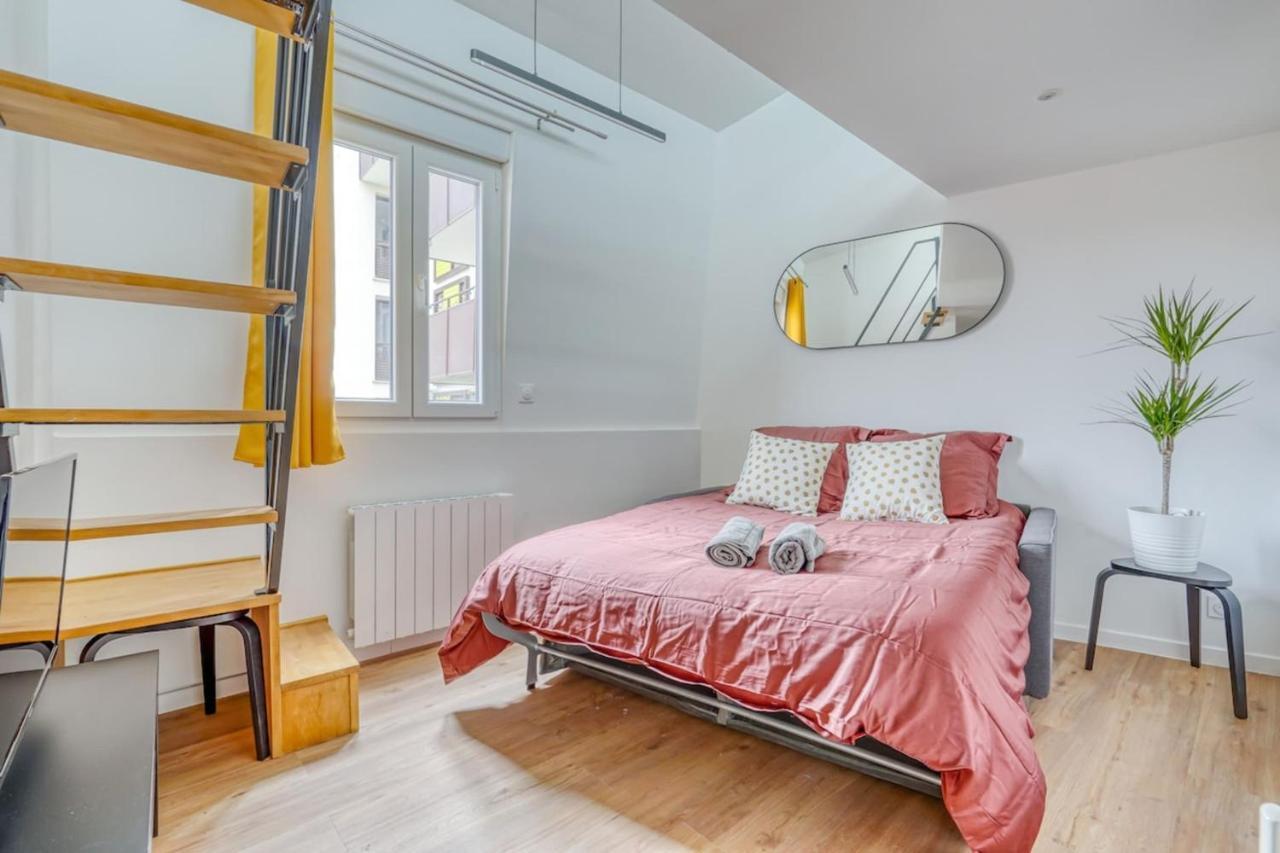 Studio Mezzanine 3-4 Pers Tout Equipe Wifi Apartment Montreuil  Luaran gambar