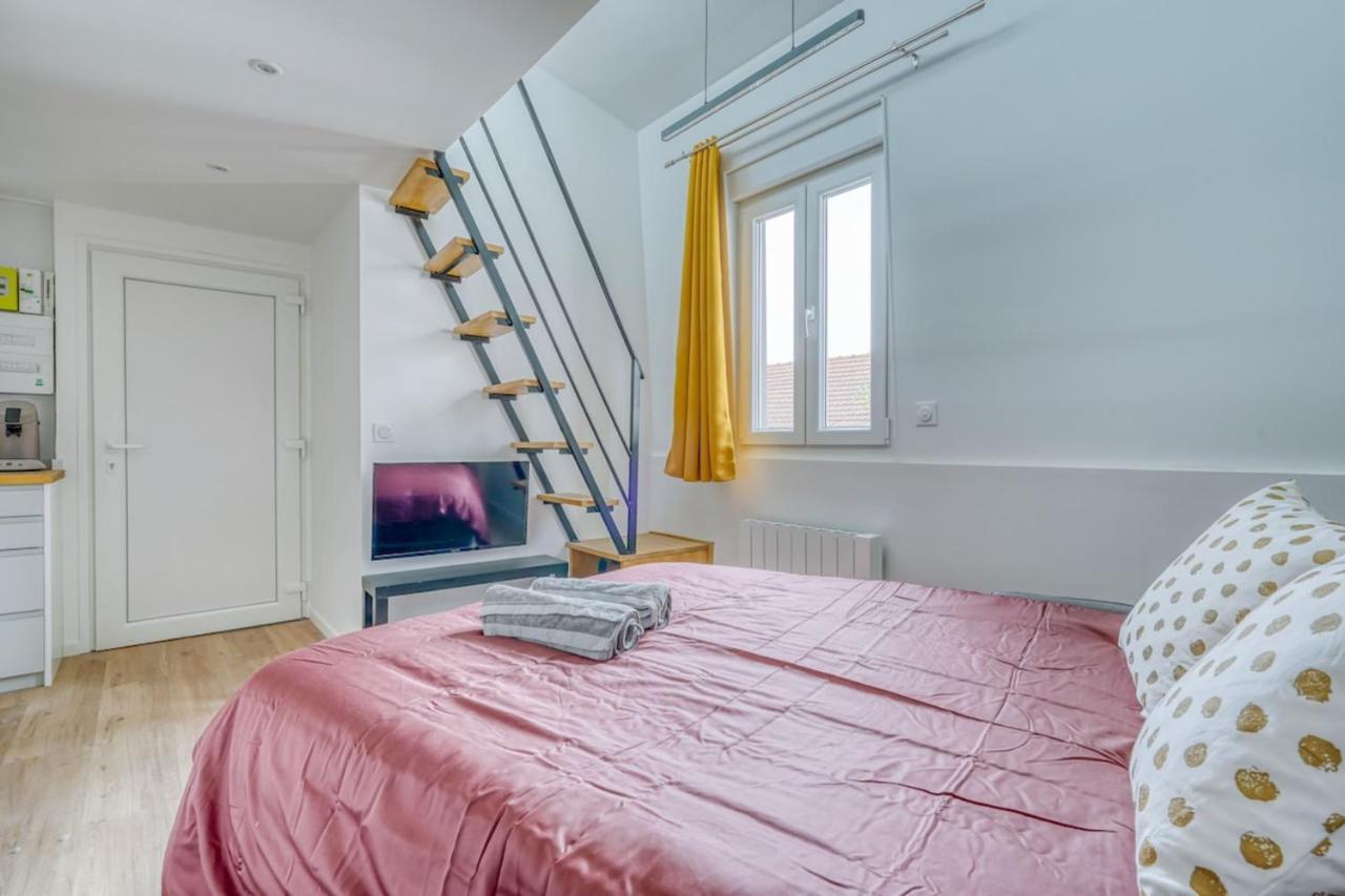 Studio Mezzanine 3-4 Pers Tout Equipe Wifi Apartment Montreuil  Luaran gambar